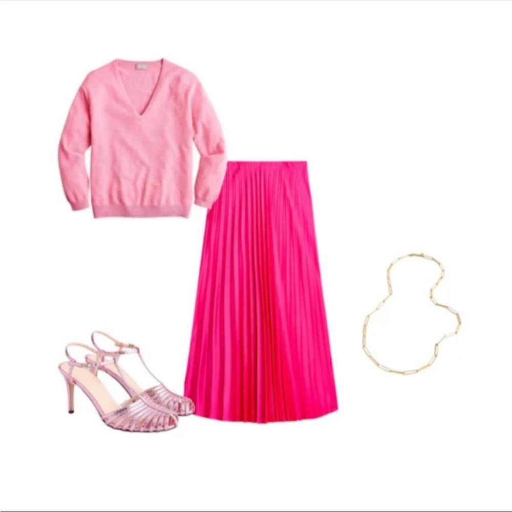 NWT J. Crew Queen Amy Pleated Midi Skirt 4